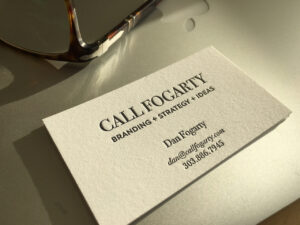 Call Fogarty Business Card